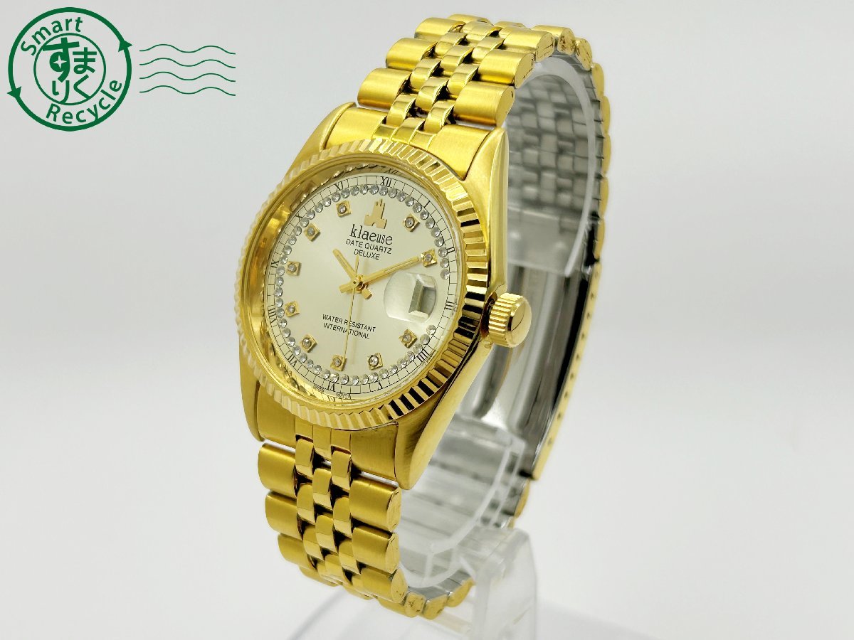 08412820 ◇ Klaeuse クロイゼ DATE QUARTZ DELUXE SK-100-A 08412820 ◇ Klaeuse クロイゼ DATE QUARTZ DELUXE SK-100-A