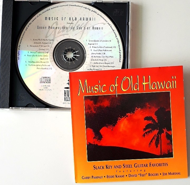 CD Music Of Old Hawaiigya Be *pahini sun z*ob* Hawaii 95 year US record Gabby Pahinui and The Sons of Hawaii Hula Records