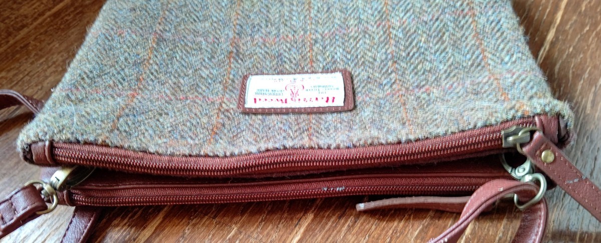 【数回使用】Harris Tweed★バック_画像2