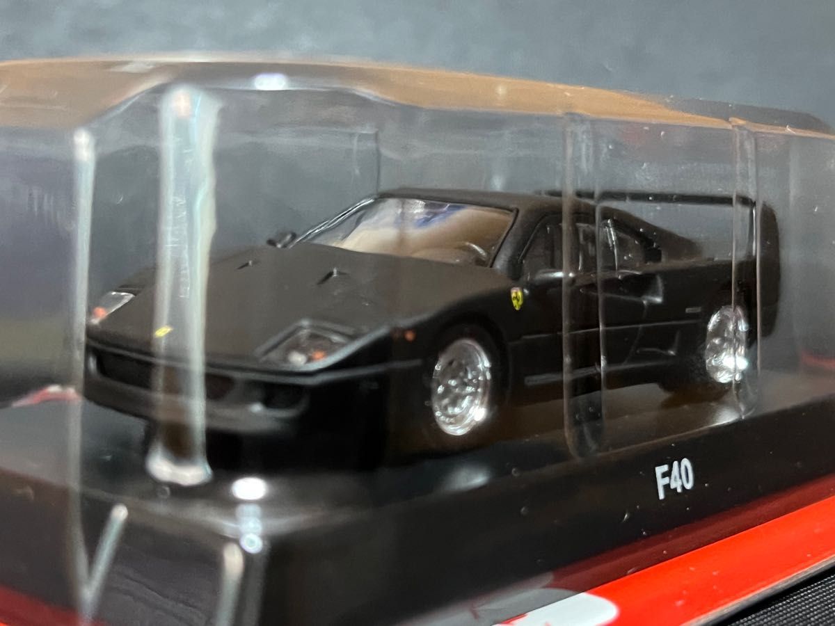 京商 1/64 フェラーリミニカーシリーズ7 F40 マットブラック シークレット