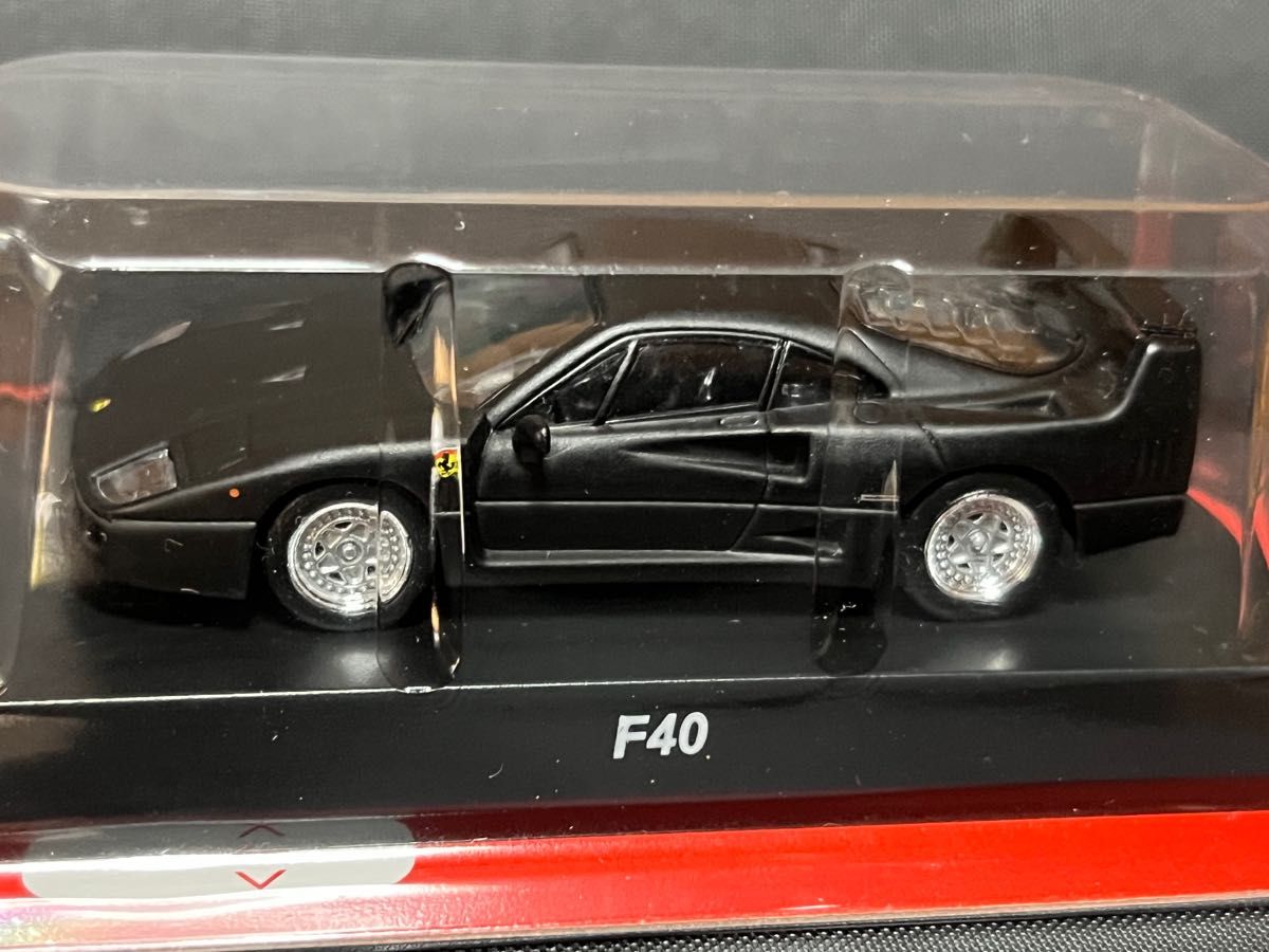 京商 1/64 フェラーリミニカーシリーズ7 F40 マットブラック シークレット