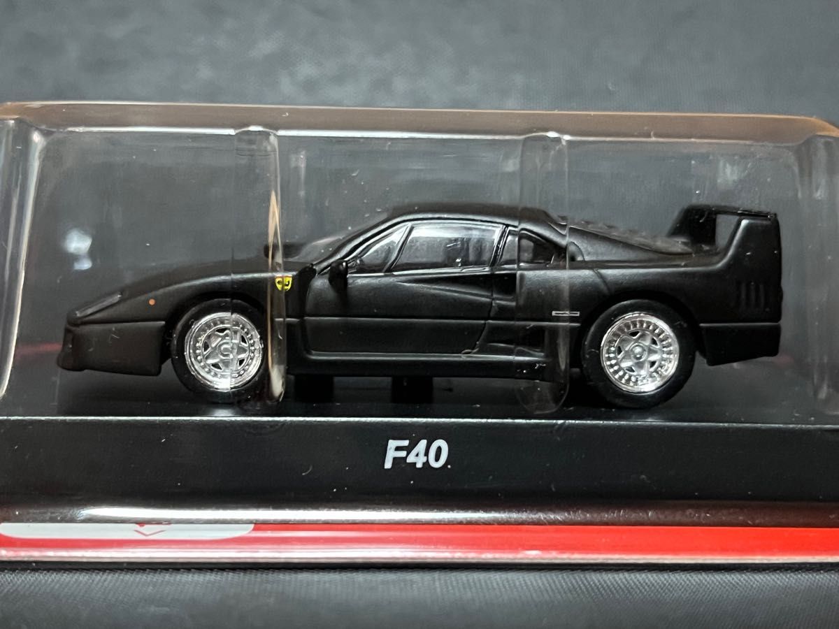京商 1/64 フェラーリミニカーシリーズ7 F40 マットブラック 京商 1/64 フェラーリミニカーシリーズ7 F40 マットブラック
