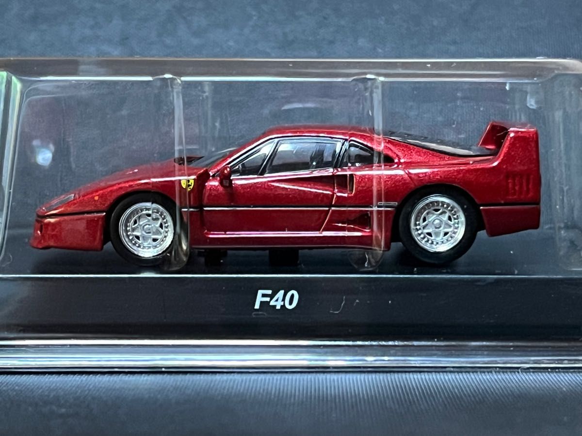 京商 1/64 フェラーリミニカーシリーズ7ネオ F40 メタリックレッド