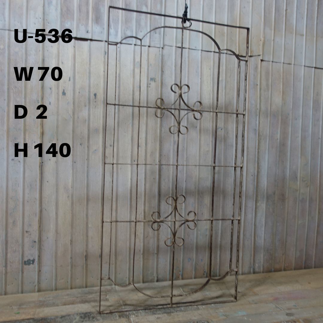 U536♪W70×H140♪♪大型アンティークフェンス ガーデニング ラティス