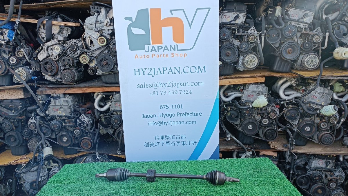  Fiat front drive shaft right 500 mileage 107240km 2008 ABA-31212 31212 51787861 used #hyj NSP38562