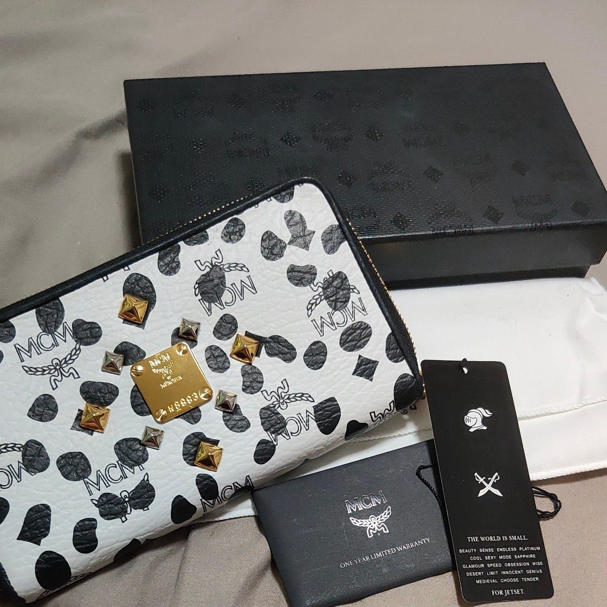 LOVELESS×MCM コラボ ウォレット 長財布ダルメシアン white LOVELESS×MCM コラボ ウォレット 長財布ダルメシアン white