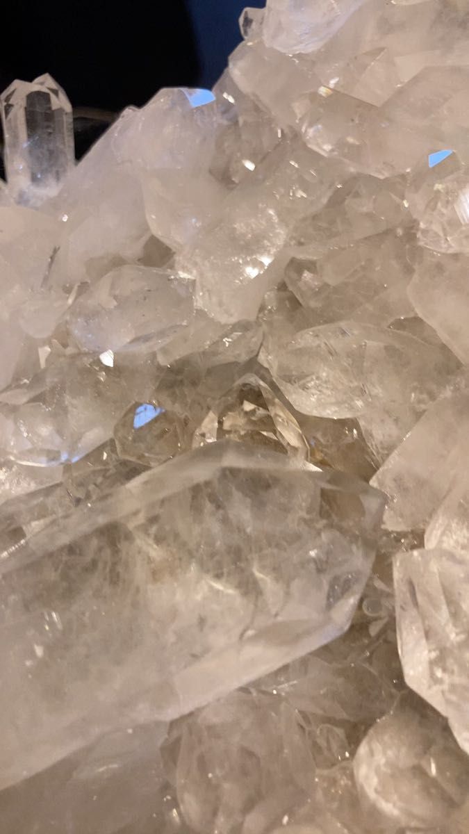 ミナスジェライス州　トマスゴンサガ産　水晶　クラスター　 水晶クラスター クォーツ クリスタル 天然石