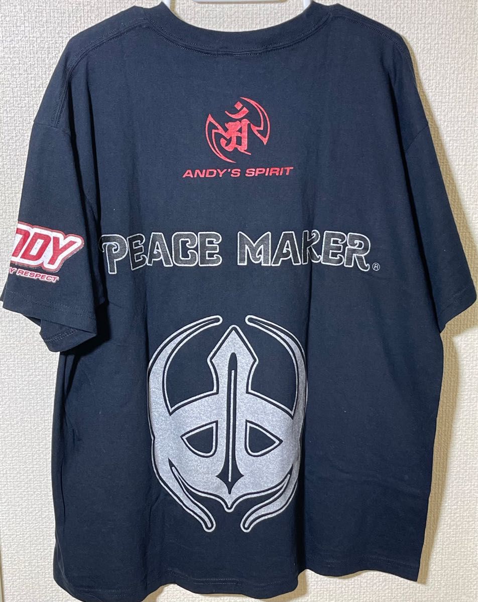 PEACE MAKER Tシャツ　アンディ フグ　格闘技　K-1 XL