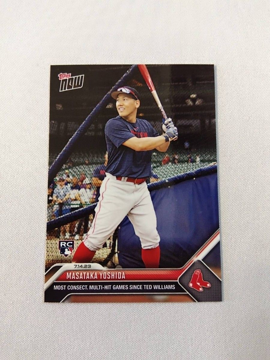 topps now 吉田正尚 ボストン・レッドソックス #566 MLB 2023 トップスナウ カード ルーキーカード 20