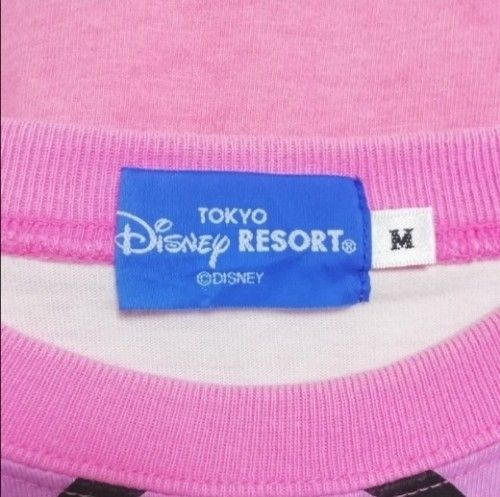 Disney ディズニー リゾート ド迫力 顔面どアップ デイジー ダック Tシャツ 半袖 M