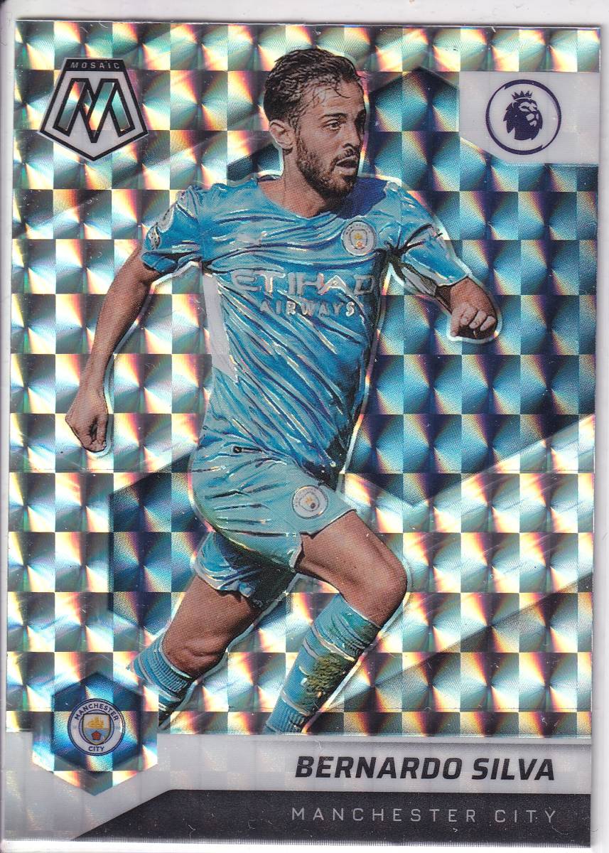 2021-22PANINI MOSAIC PREMIER No.11 BERNARDO SILVA パラレルカード ベルナルド・シウバ マンチェスターシティの画像1