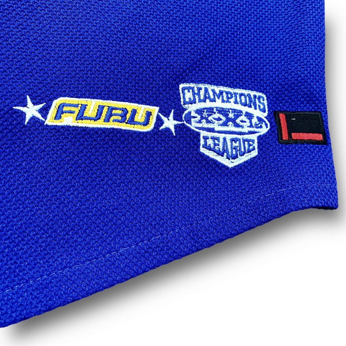 超美品 FUBU 半袖 ベースボールシャツ ゲーム シャツ ワッペン