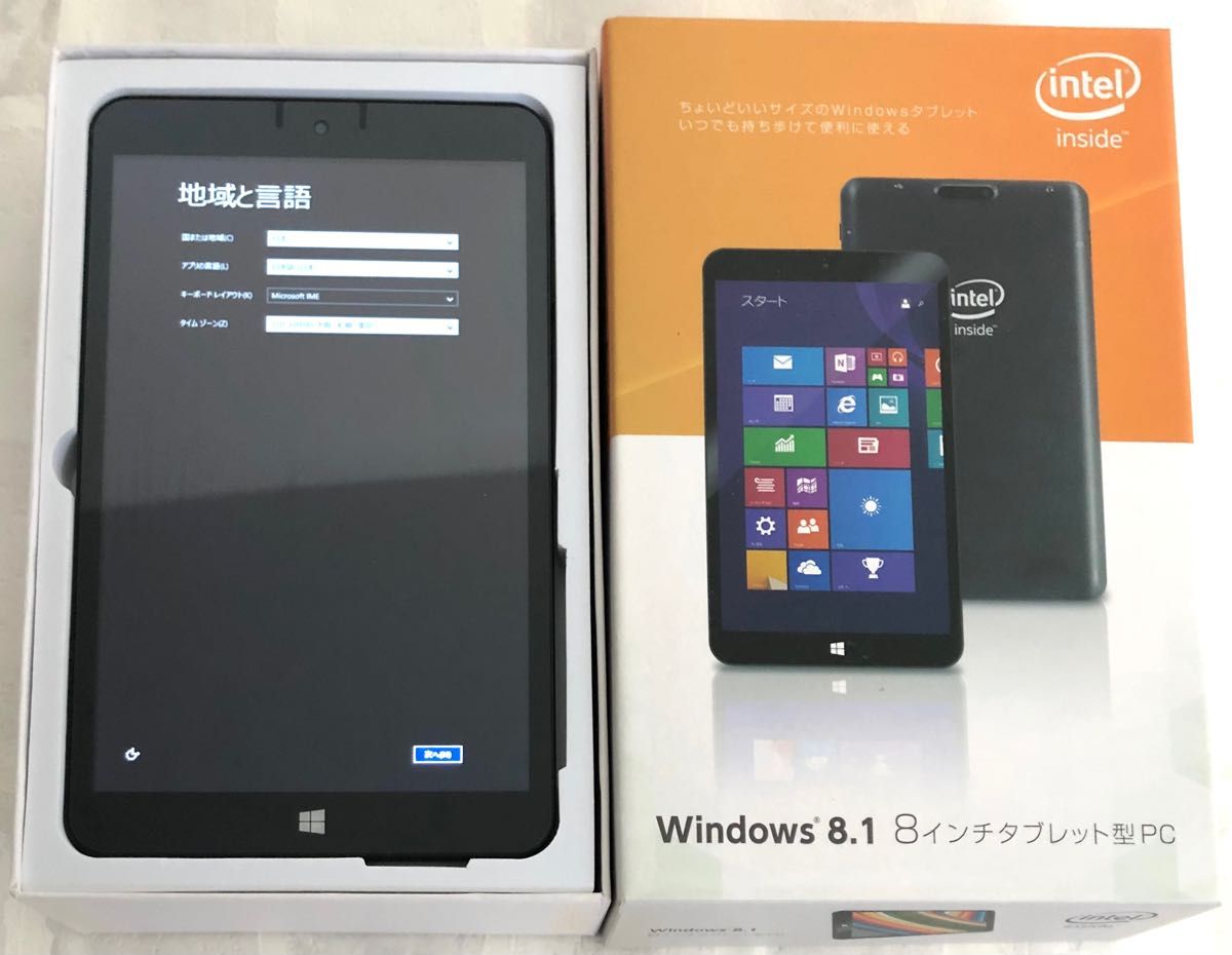 未使用品 8インチ タブレット PC Windows8.1 アスコン AT-02 32GB 【569】