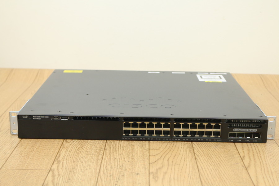 売れ筋】 【シスコ】（CISCO WS-C3650-24TS-S V04） 2016年製 スイッチ