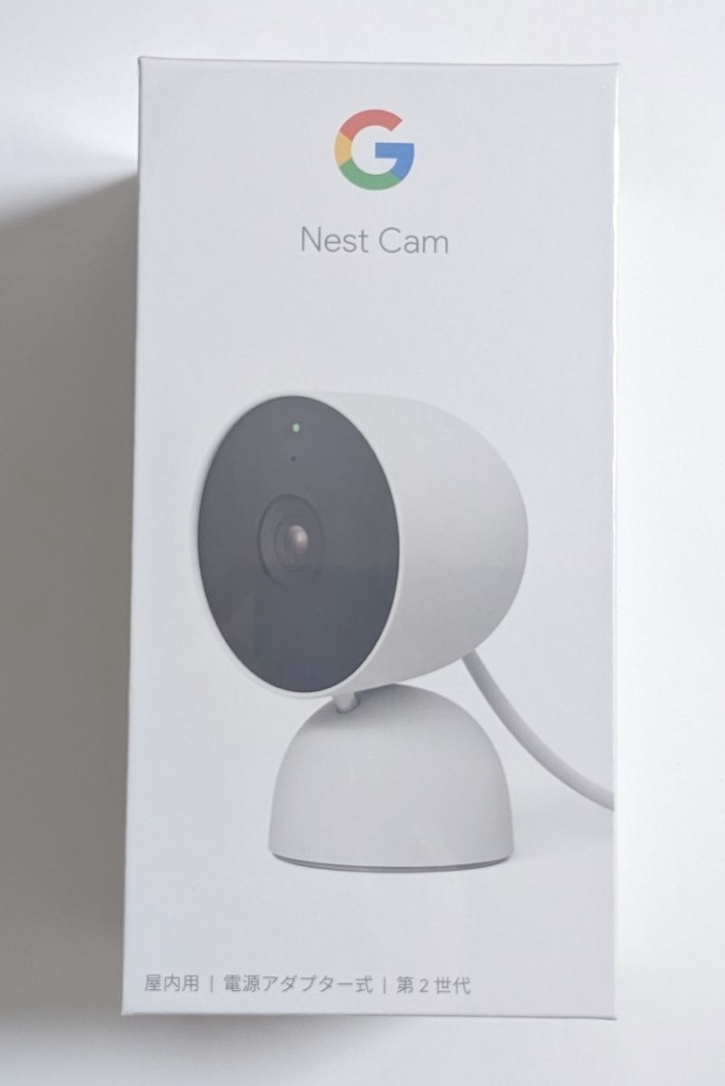 おまけ付 Google Nest Cam 屋内用 電源アダプター式 第２世代 防犯カメラ