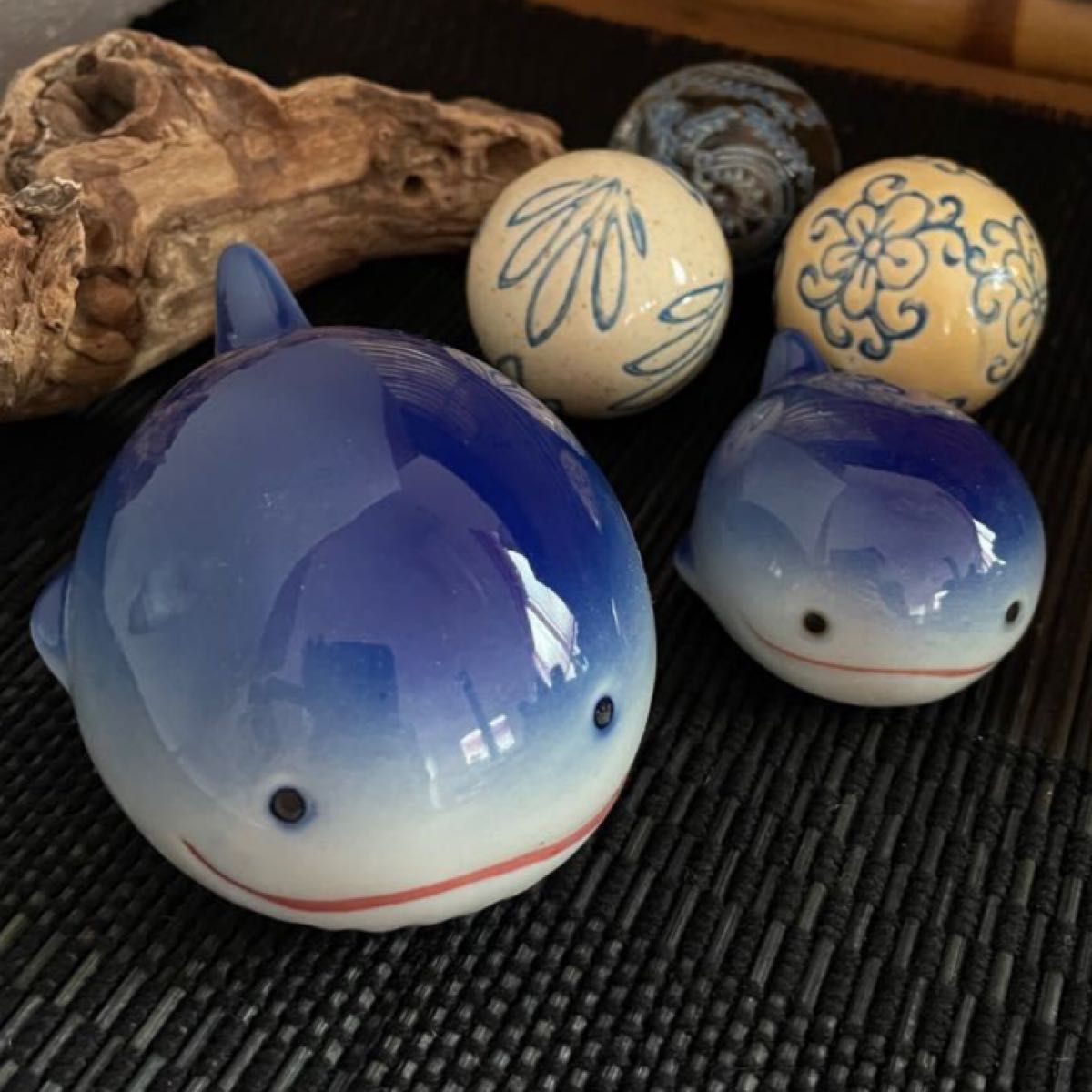 浮球* 8点 陶器 浮き球 浮き玉 置物 メダカ鉢 ビオトープ 浮球* 8点 陶器 浮き球 浮き玉 置物 メダカ鉢 ビオトープ