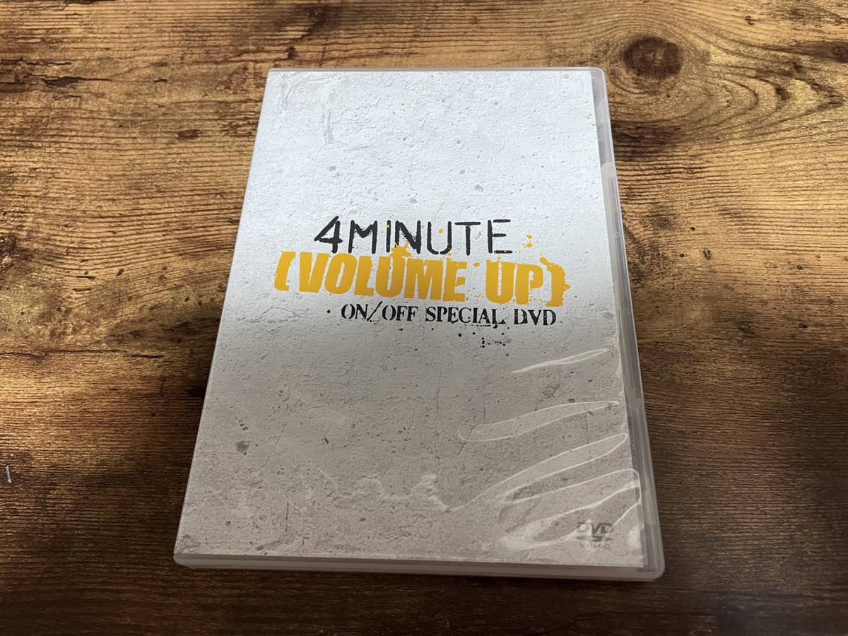 4Minute DVD「VOLUME UP ON/OFF SPECIAL DVD」韓国K-POP●