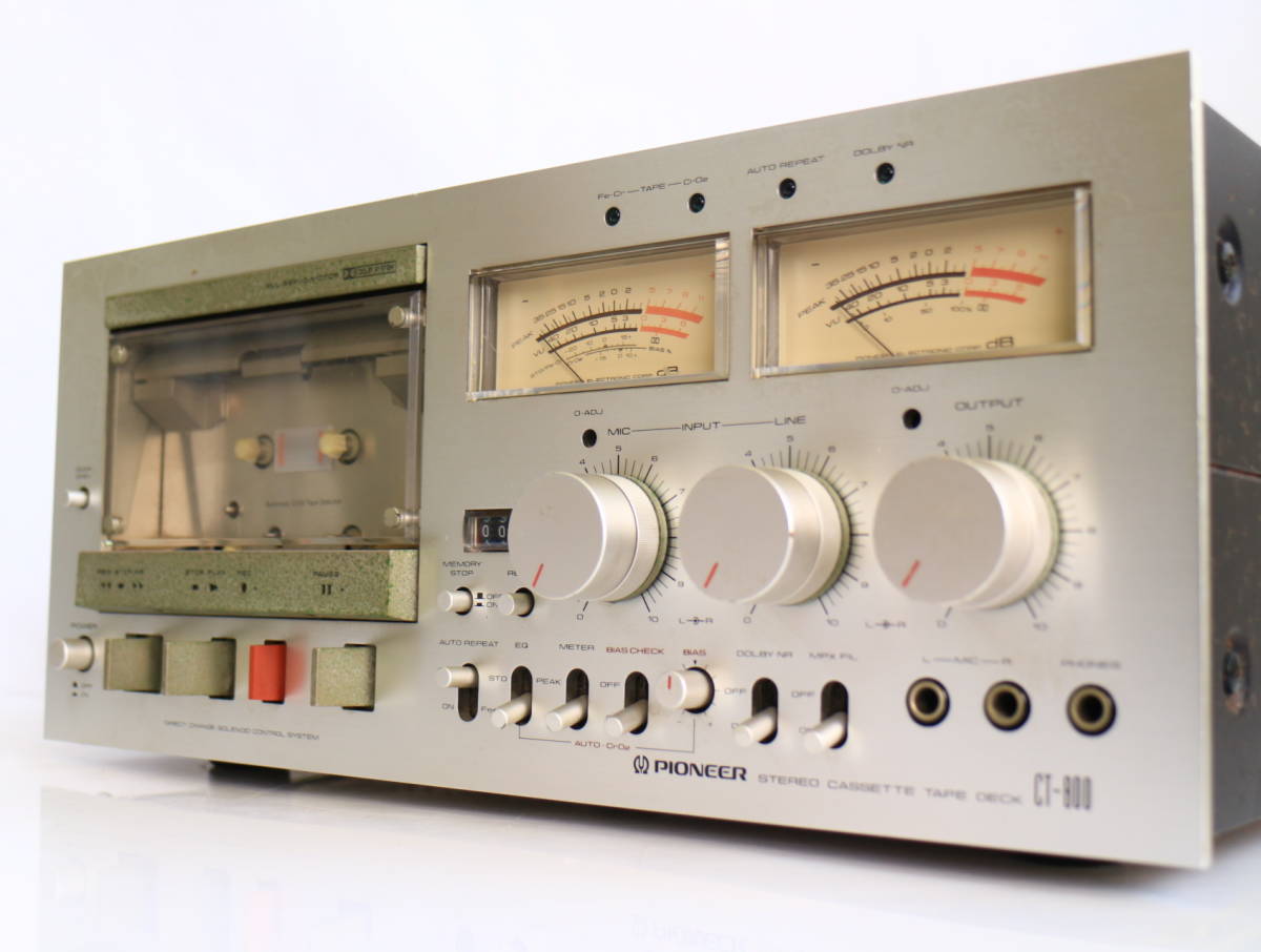 上等な PIONEER パイオニア CT-800 カセットデッキ ステレオカセット