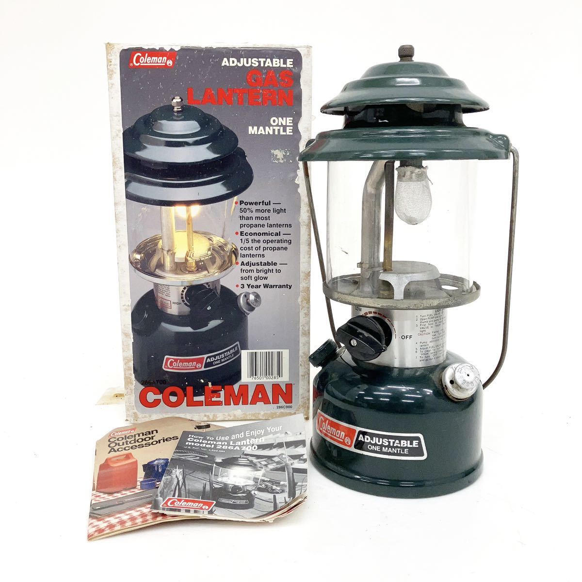 Coleman コールマン MODEL 286A700 ワンマントル ランタン USA製