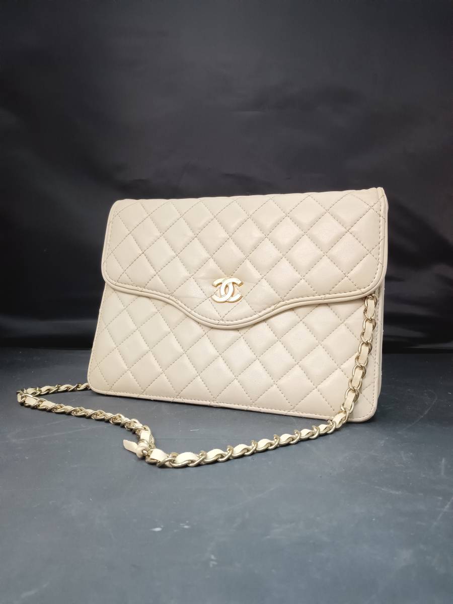 肌触りがいい *CHANEL*シャネル*マトラッセ*ラムスキン*チェーン