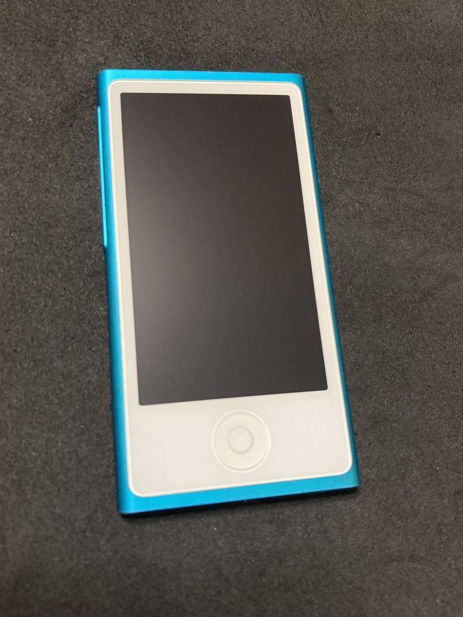 美品】iPod nano 第7世代 16GB ブルー 初期化/復元済み(iPod nano