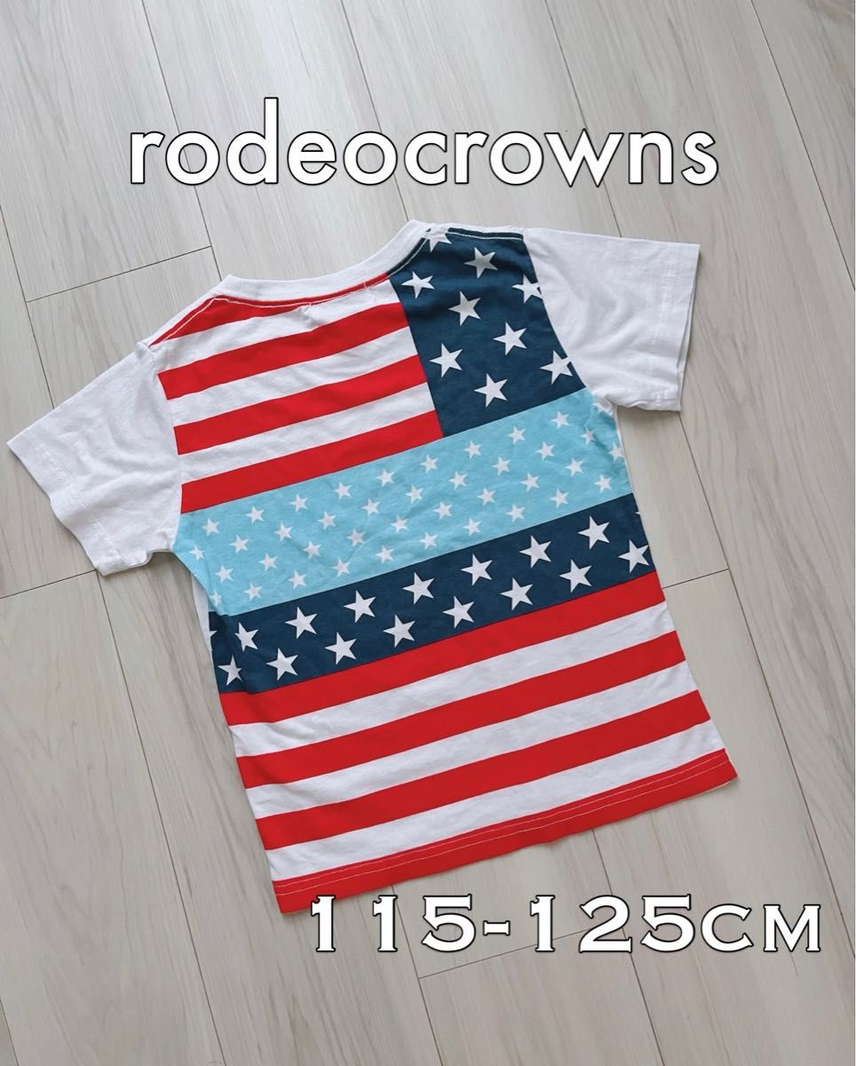 新品 rodeocrowns ロデオクラウンズ キッズtシャツ120 半袖Tシャツ