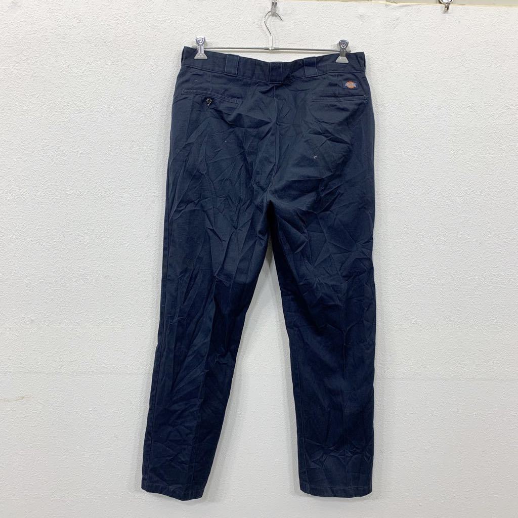 Dickies ワーク・ペインターパンツ W38 ディッキーズ ネイビー ビッグサイズ ロゴ 古着卸 アメリカ仕入 2308-845_画像4