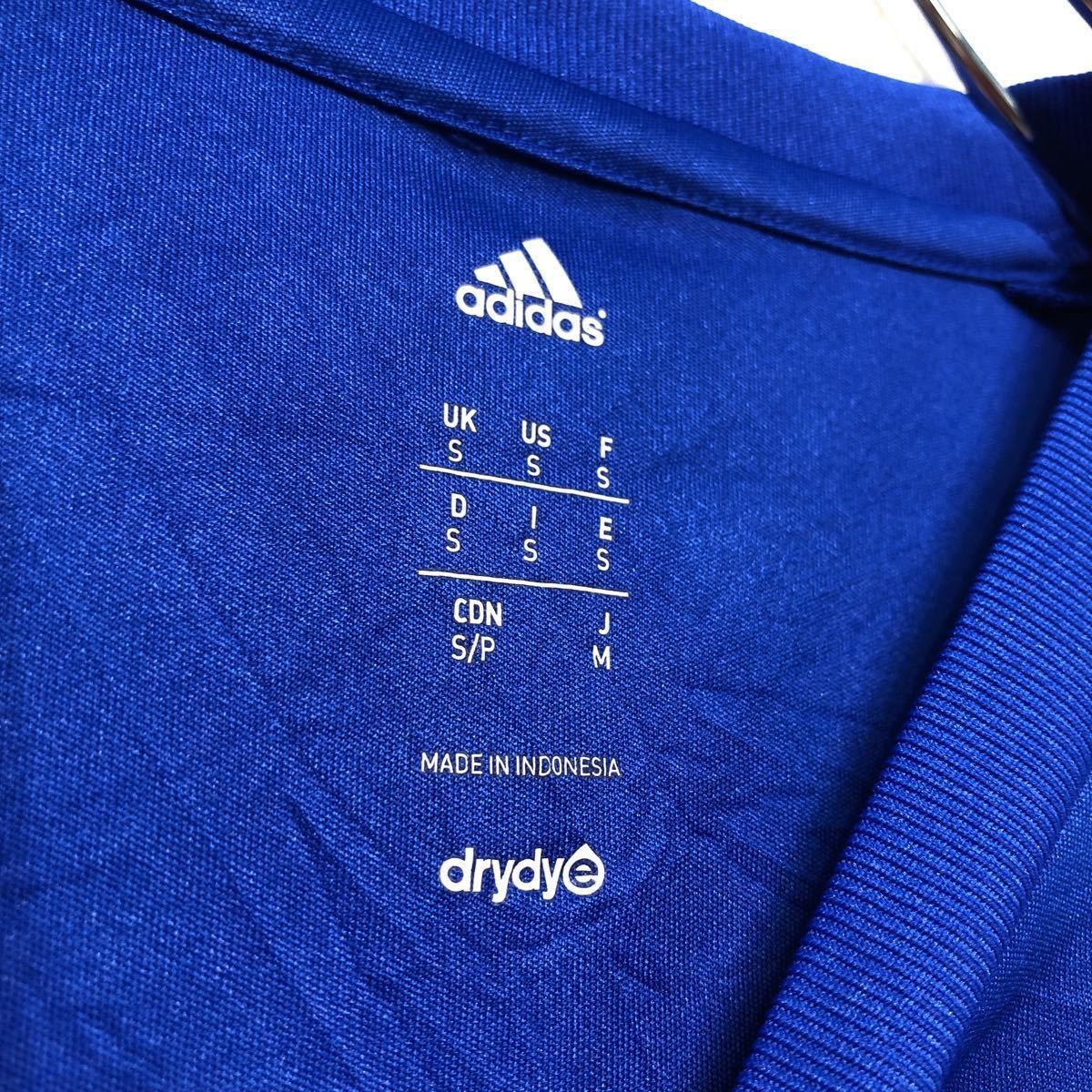 adidas 半袖 プリントTシャツ S ブルー ホワイト アディダス サッカー カナダ スポーツ 古着卸 アメリカ仕入 a507-6826_画像7