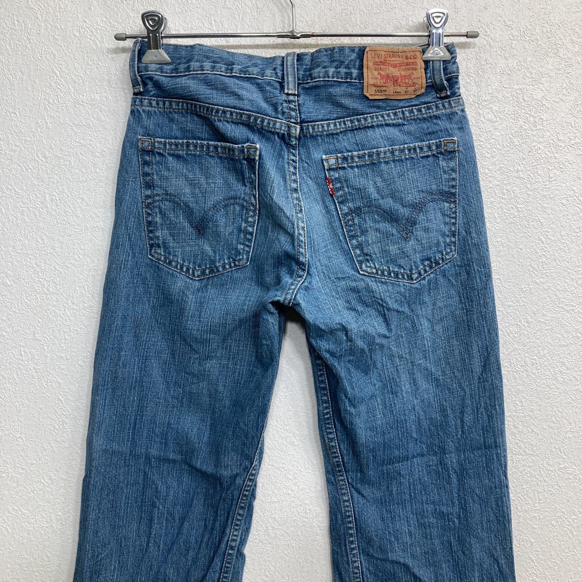 Levi's 550 デニムパンツ W27 リーバイス リラックスフィット ウィメンズ ブルー 古着卸 アメリカ仕入 2308-66_画像6