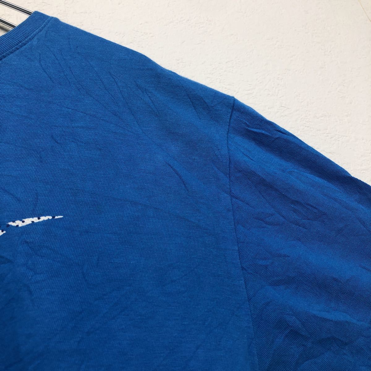 NIKE 半袖 プリントTシャツ XL ブルー ホワイト ナイキ ロゴ 古着卸 アメリカ仕入 a508-5030_画像5