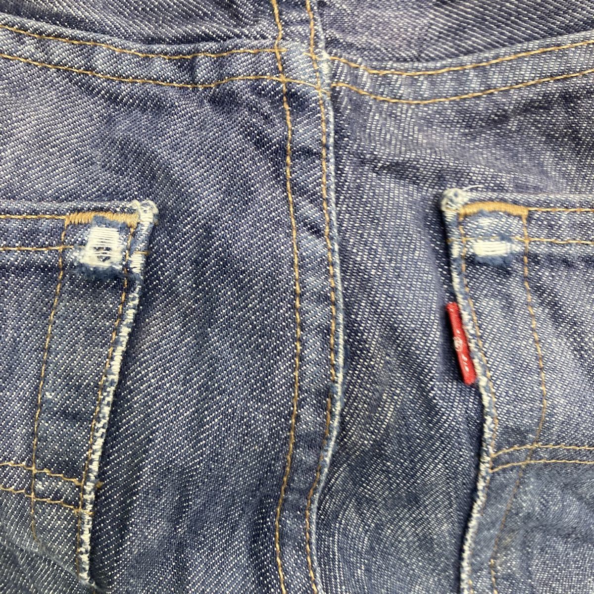 Levi's 507 デニムパンツ W27 リーバイス ネイビー 古着卸 アメリカ仕入 2308-377_画像8