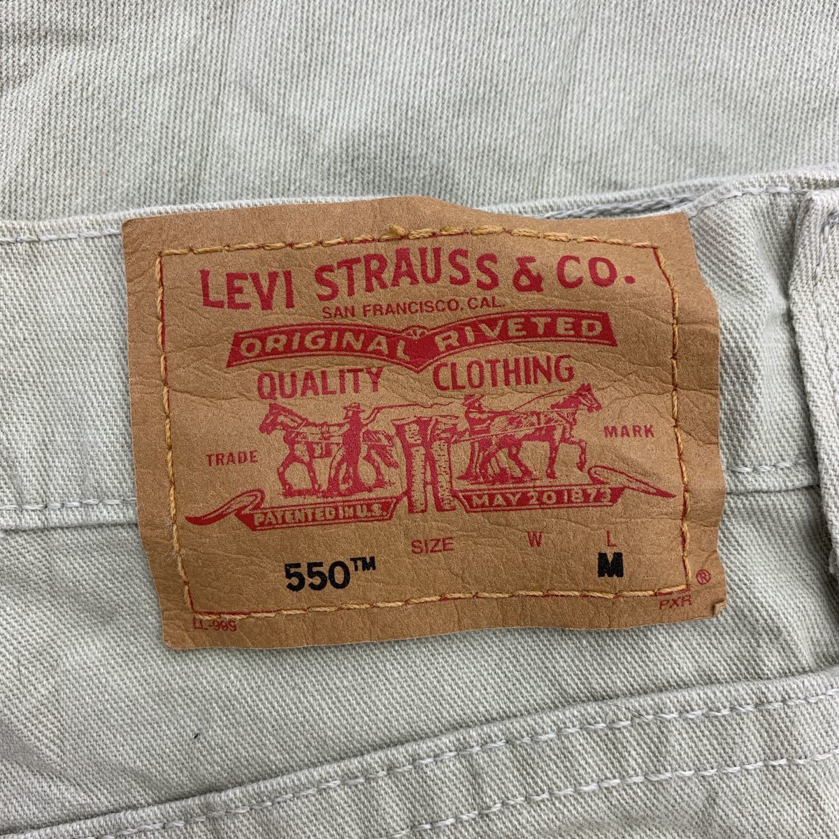 Levi\'s chino pants W32 Levi's cream color 550 lady's M size old clothes . America buying up 2308-713