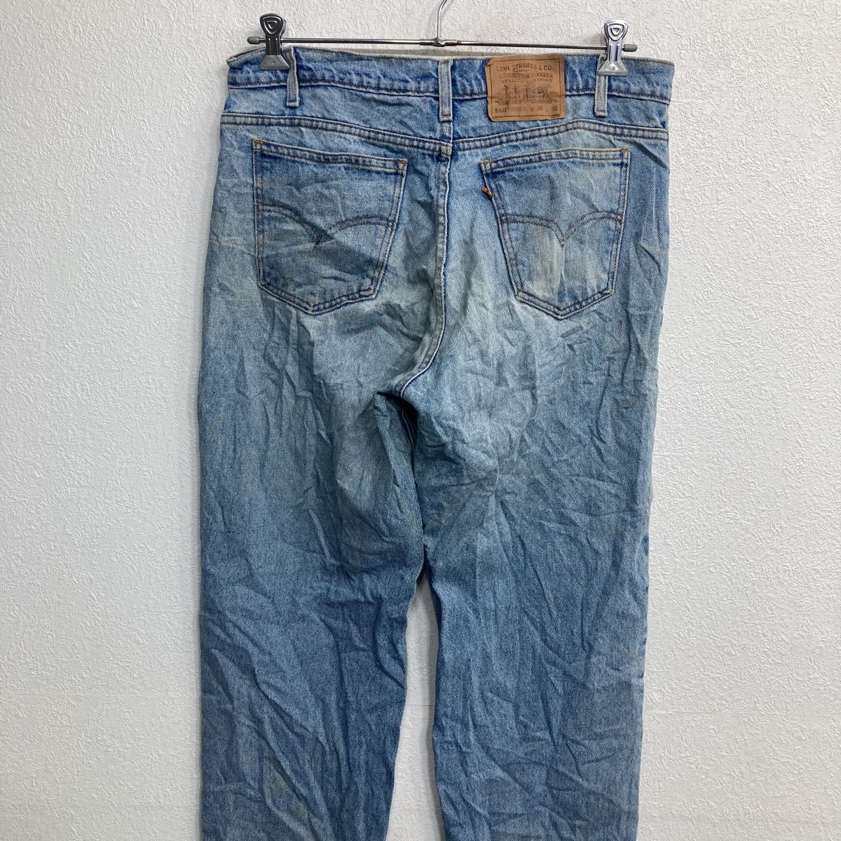 Levi's 550 デニムパンツ W36 リーバイス リラックスフィット ビッグサイズ ブルー 古着卸 アメリカ仕入 2308-621_画像7