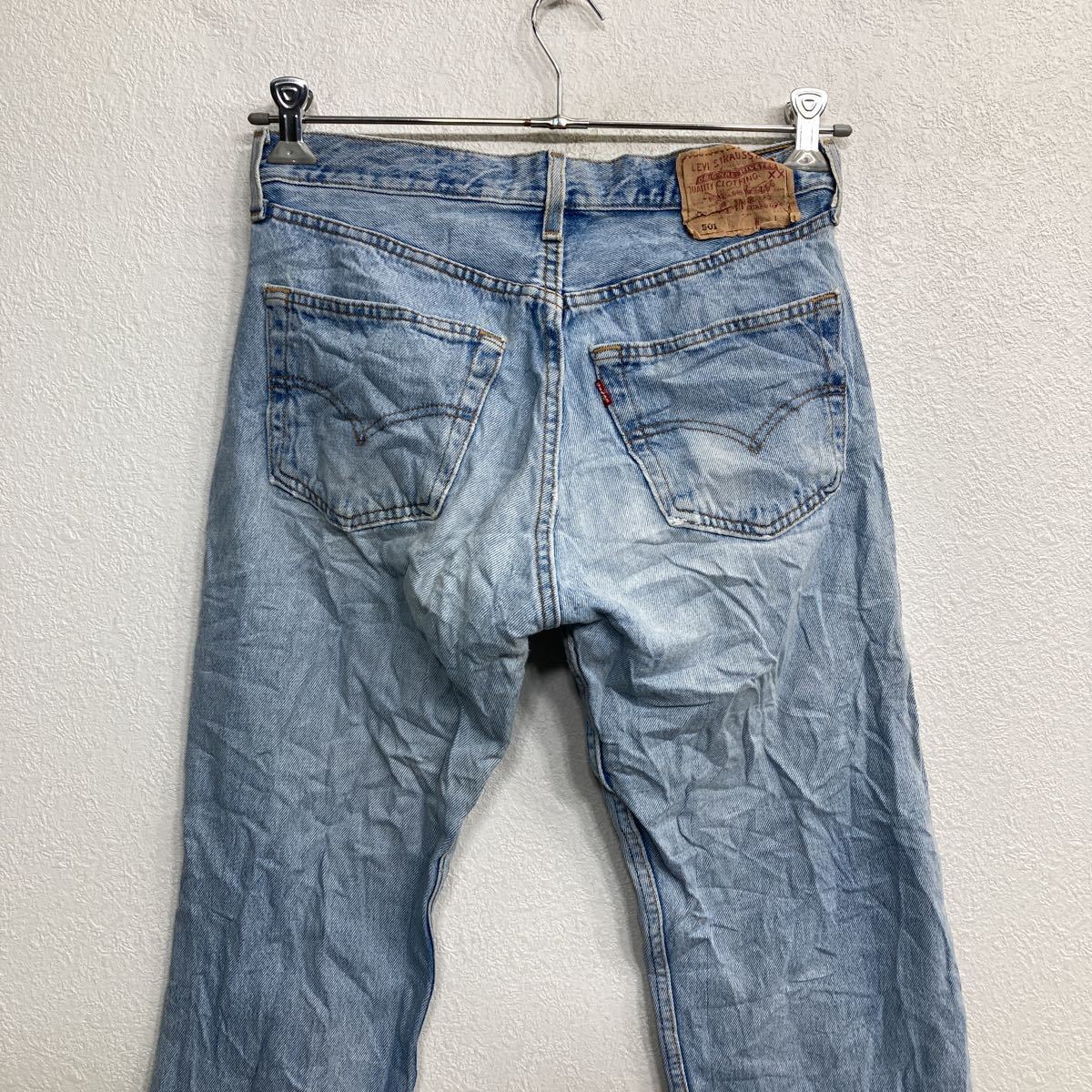 Levi's 501 デニムパンツ W31 リーバイス ボタンフライ ライトブルー USA製 古着卸 アメリカ仕入 2308-646_画像7