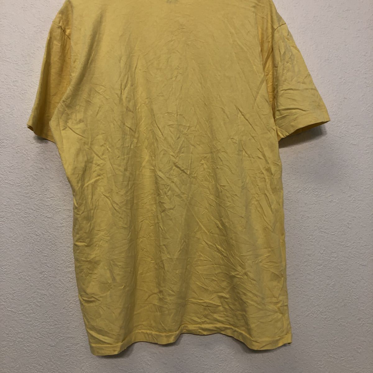 POLO RALPH LAUREN 半袖 ロゴ Tシャツ イエロー ブルー ポロラルフローレン Vネック 古着卸 アメリカ仕入 a508-5768_画像8