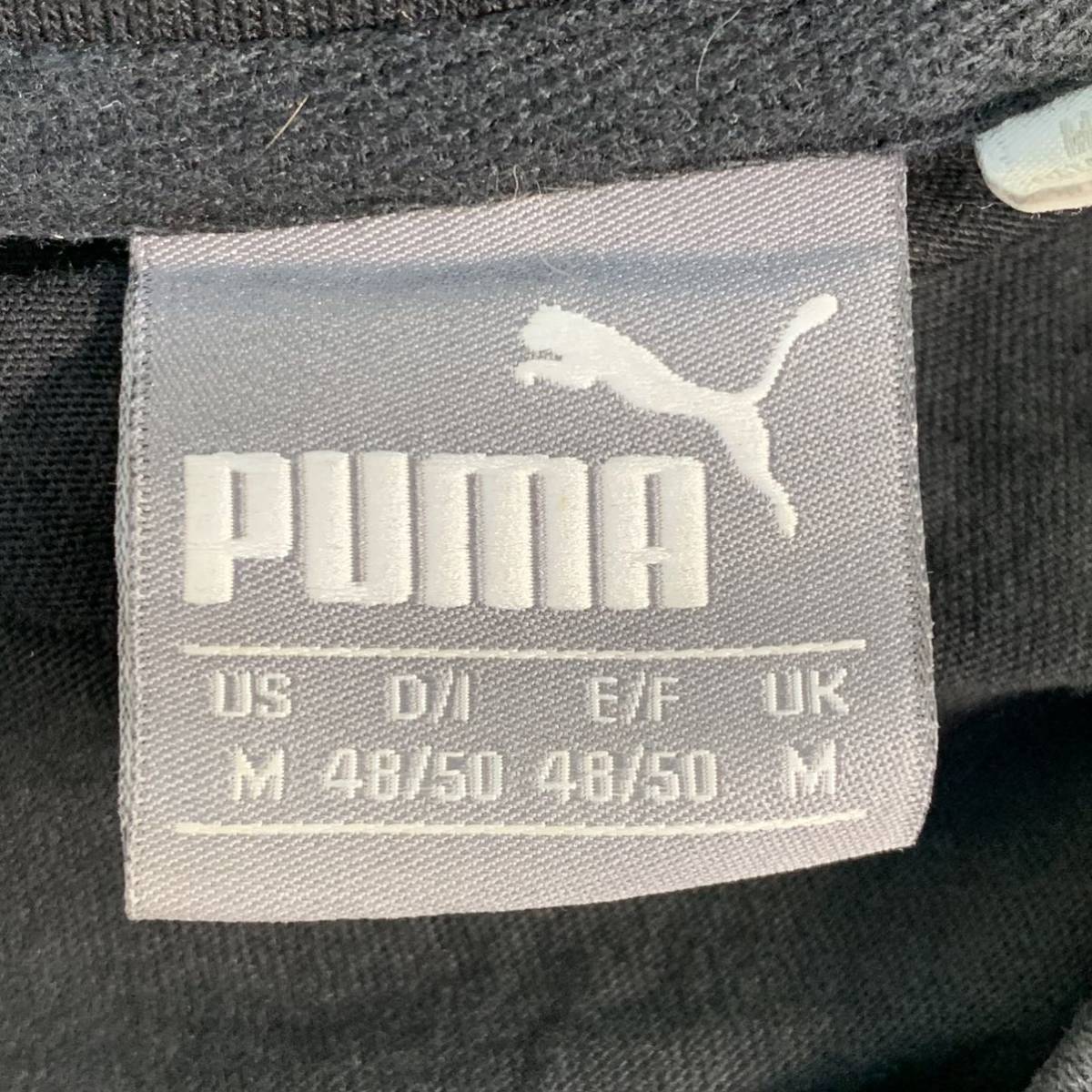 PUMA 半袖 ロゴ プリント Tシャツ M ブラック ホワイト プーマ シンプル スポーツ 古着卸 アメリカ仕入 a508-5912_画像7
