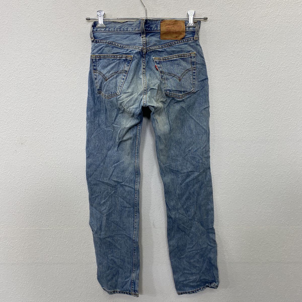 Levi's 505 デニムパンツ W28 リーバイス ユーロリーバイス スペイン製 90s インディゴブルー 古着卸 アメリカ仕入 2308-819_画像4