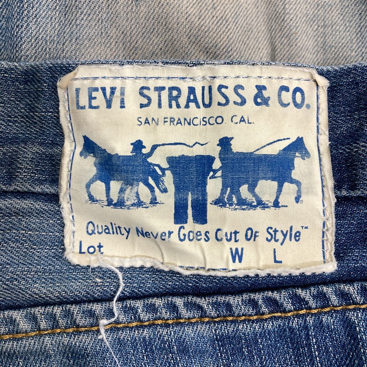 Levi's 504 デニムパンツ W32 リーバイス ストレート ブルー 古着卸 アメリカ仕入 2308-1324_画像8