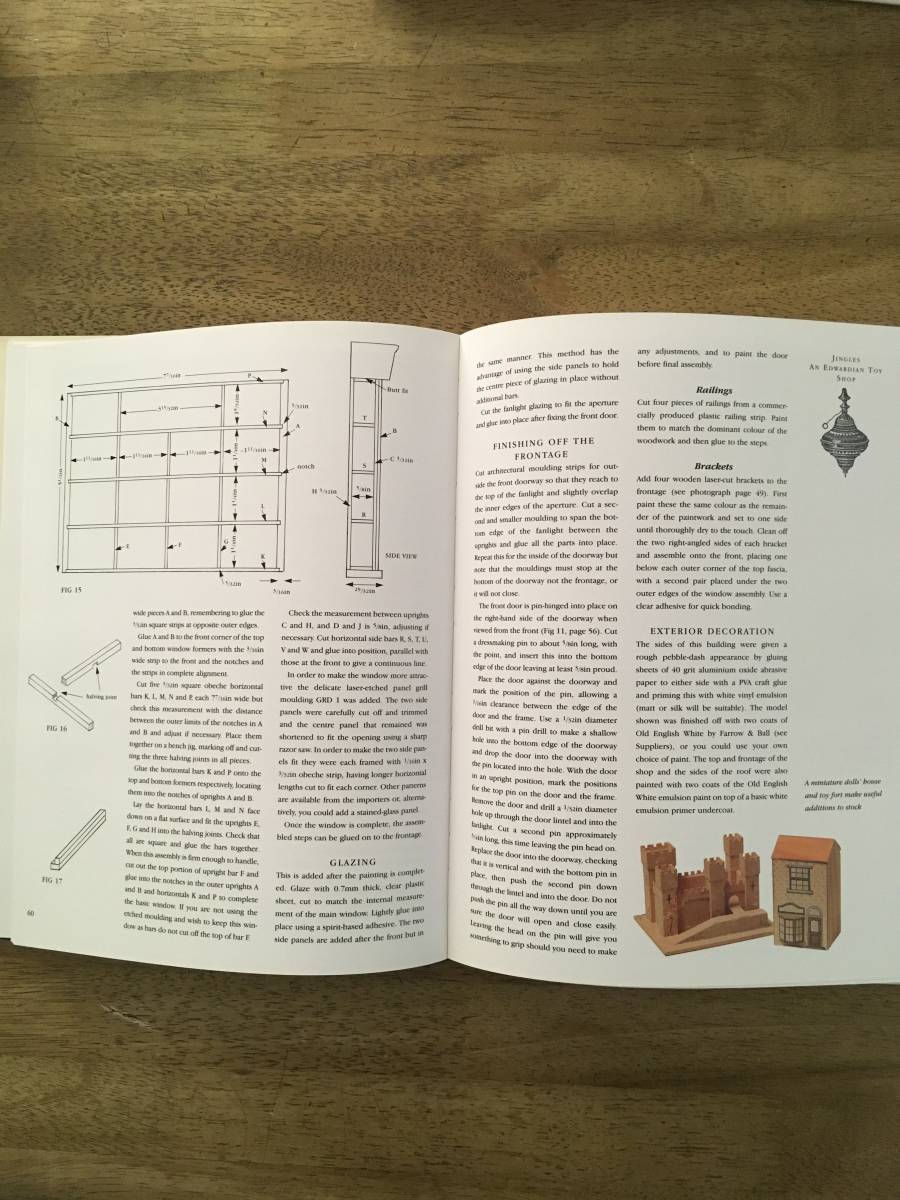 The Dolls’ House Shopkeeper includes five shop plans in 1/12 scale (ハードカバー)_画像3