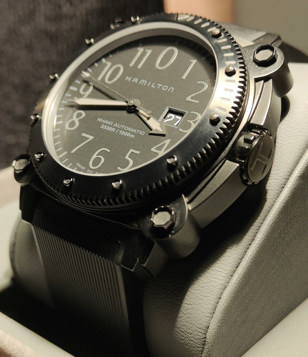 完売 送料無料 1000m防水 腕時計 Graham sinn AUTO ZERO BELOW khaki