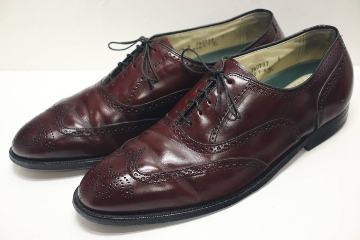 フローシャイム インペリアル　ウイングチップ革靴◆29.5cm◆US11.5D◆USA製◆FLORSHEIM IMPERIAL◆アメリカ製◆USA購入_画像1