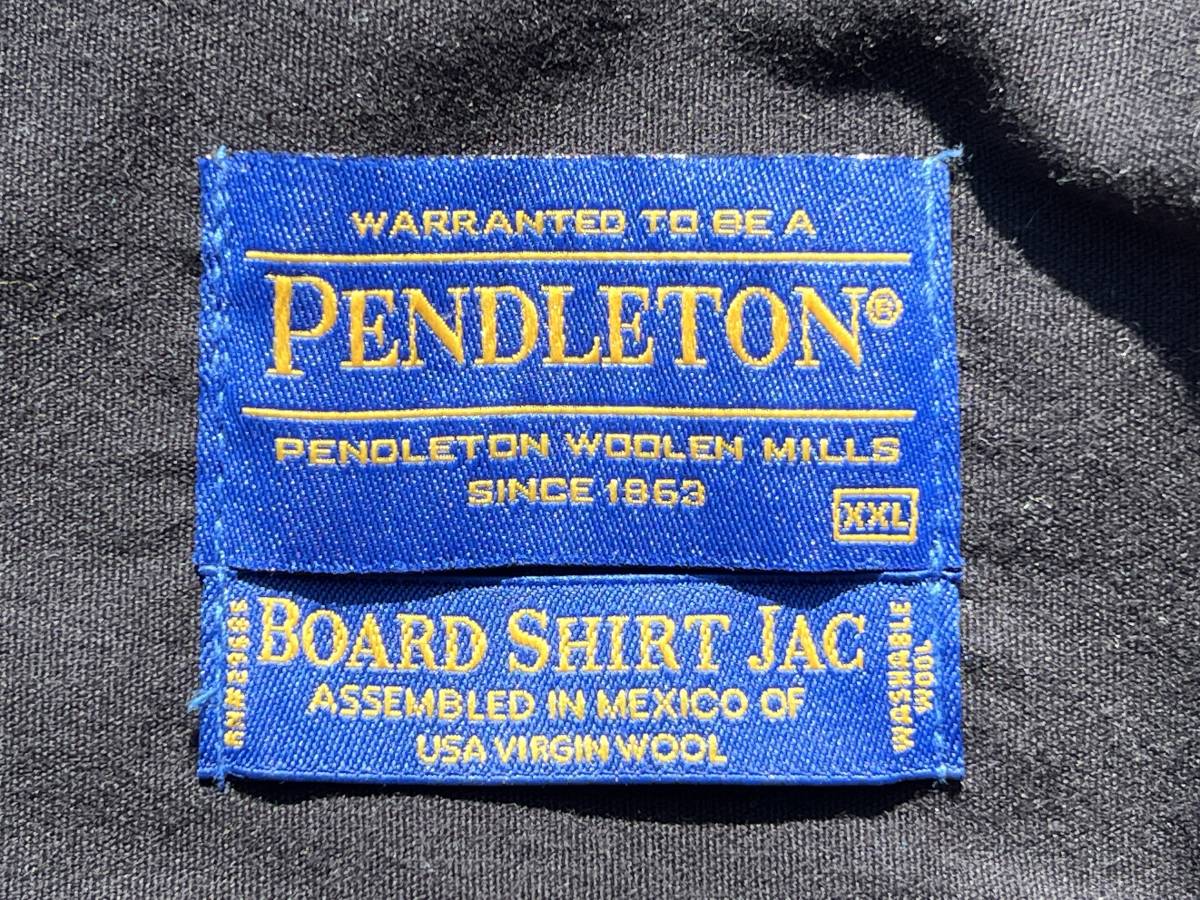 ペンドルトン　ウールシャツ◆ボードシャツ◆XXL◆ビッグサイズ◆MEXICO製◆オープンカラー◆PENDLETON◆開襟◆USA購入_画像3