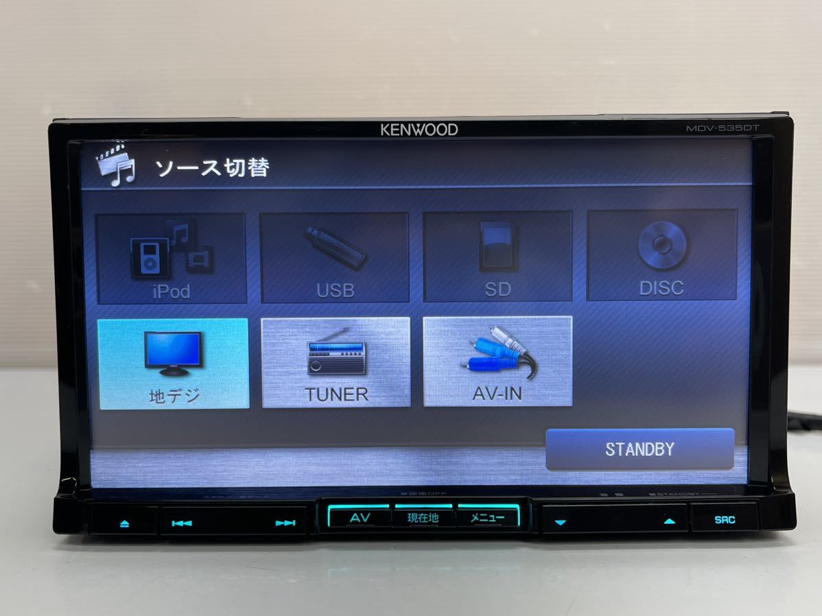 KENWOOD ケンウッド MDV-535DT カーナビ メモリーナビ DVD ジャンク本体のみ_画像3