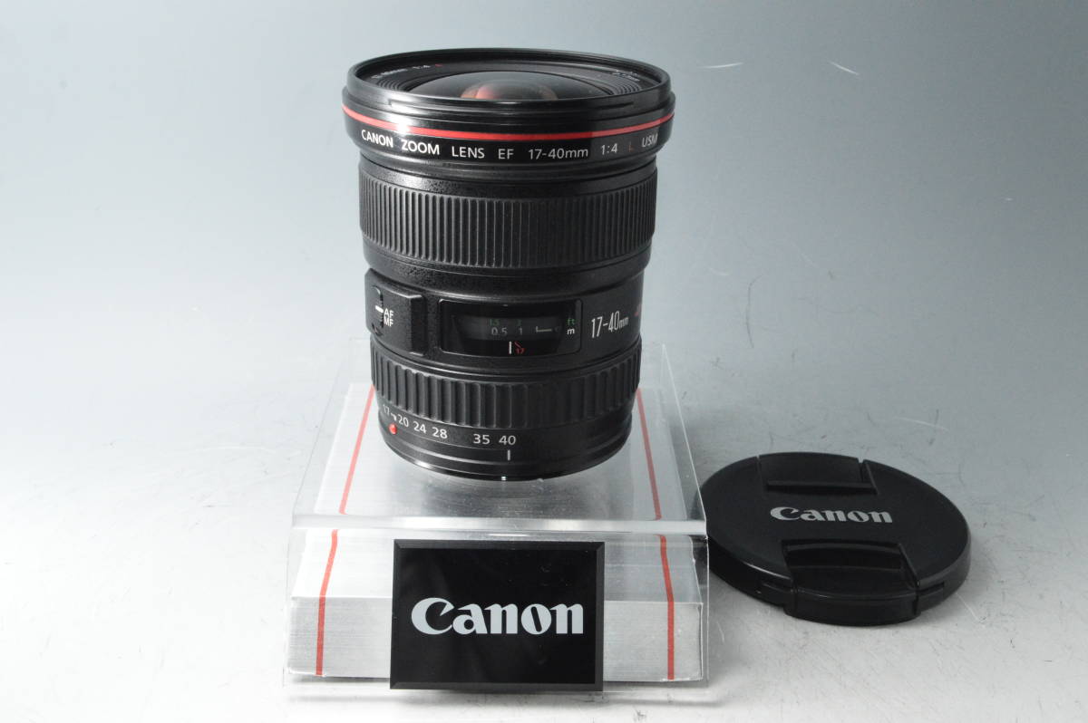 人気商品！】 #a0457【美品】 Canon キヤノン EF17-40mm F4L USM