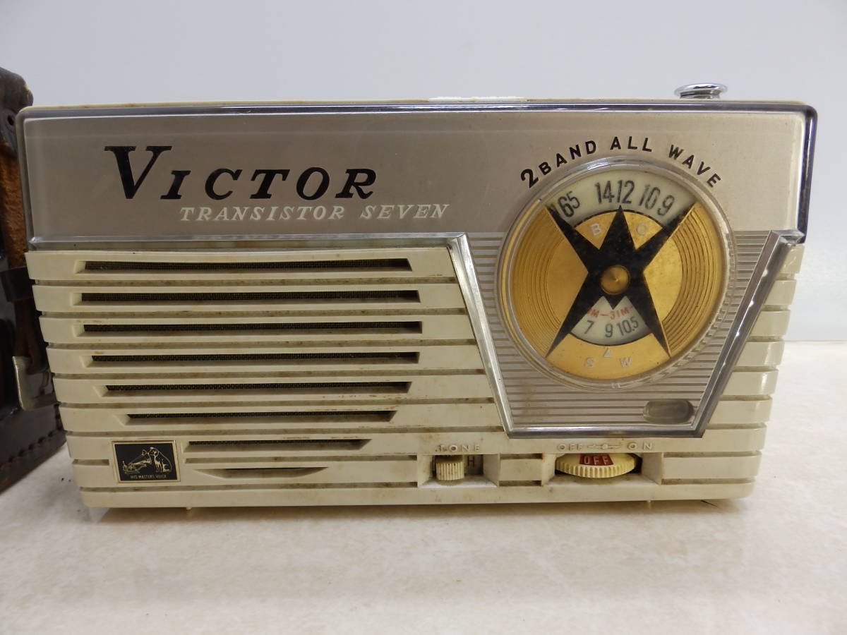 Victor/ビクター TA-2750 最初期のトランジスタラジオ BC/SW2バンド BL-M106電池使用 中古動作未確認！の画像3