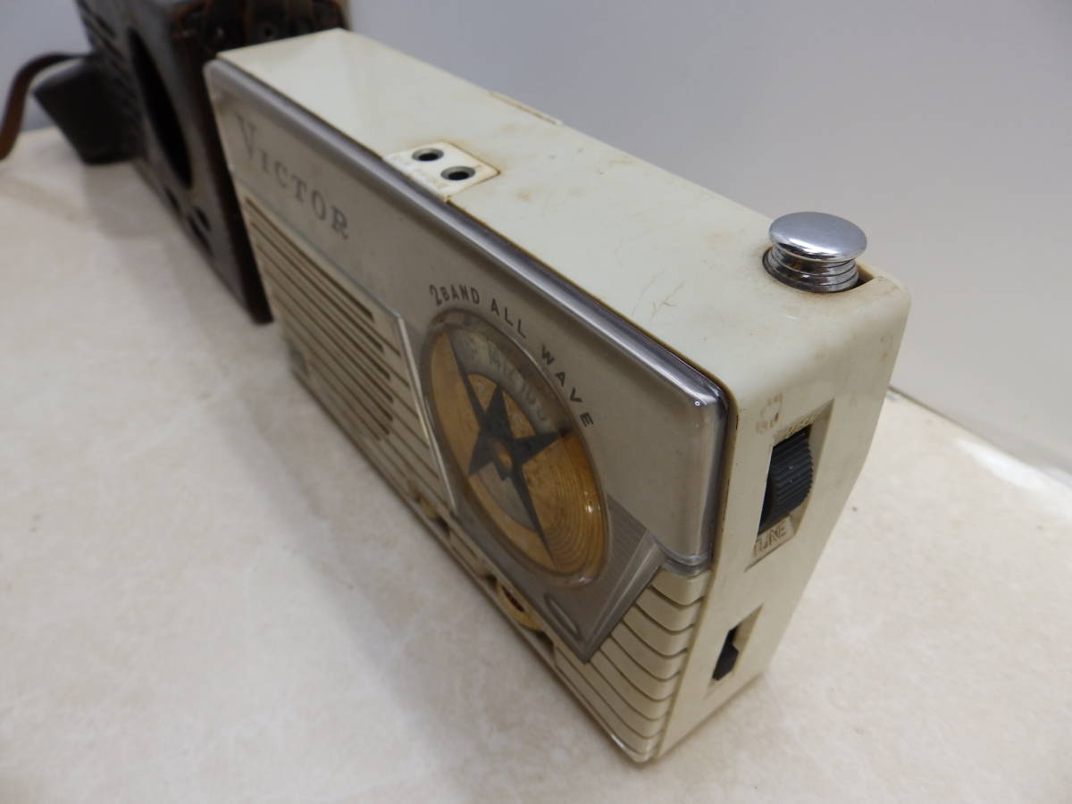 Victor/ビクター TA-2750 最初期のトランジスタラジオ BC/SW2バンド BL-M106電池使用 中古動作未確認！の画像8