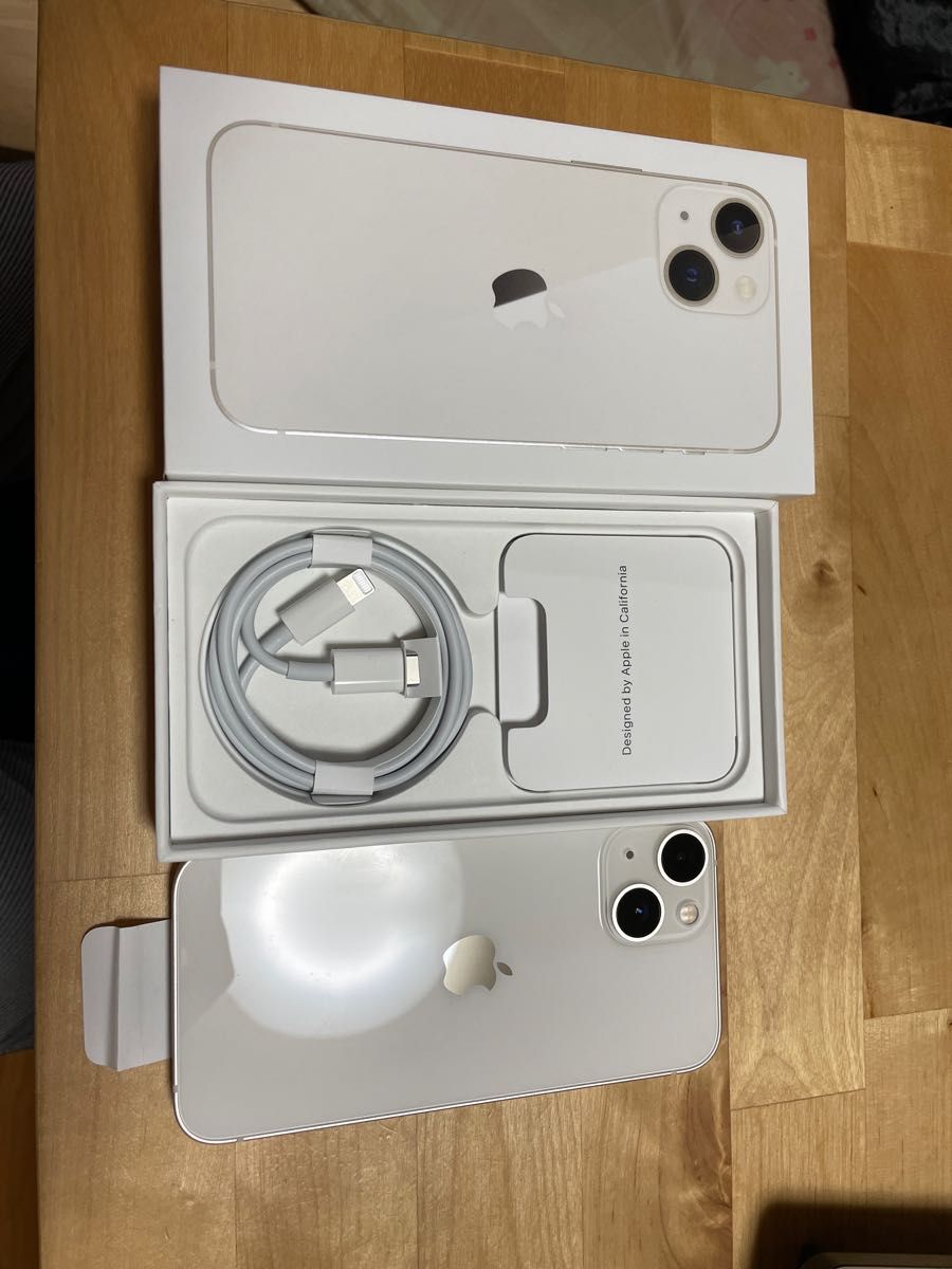 美品 iPhone13 mini 256GB スターライト softbank