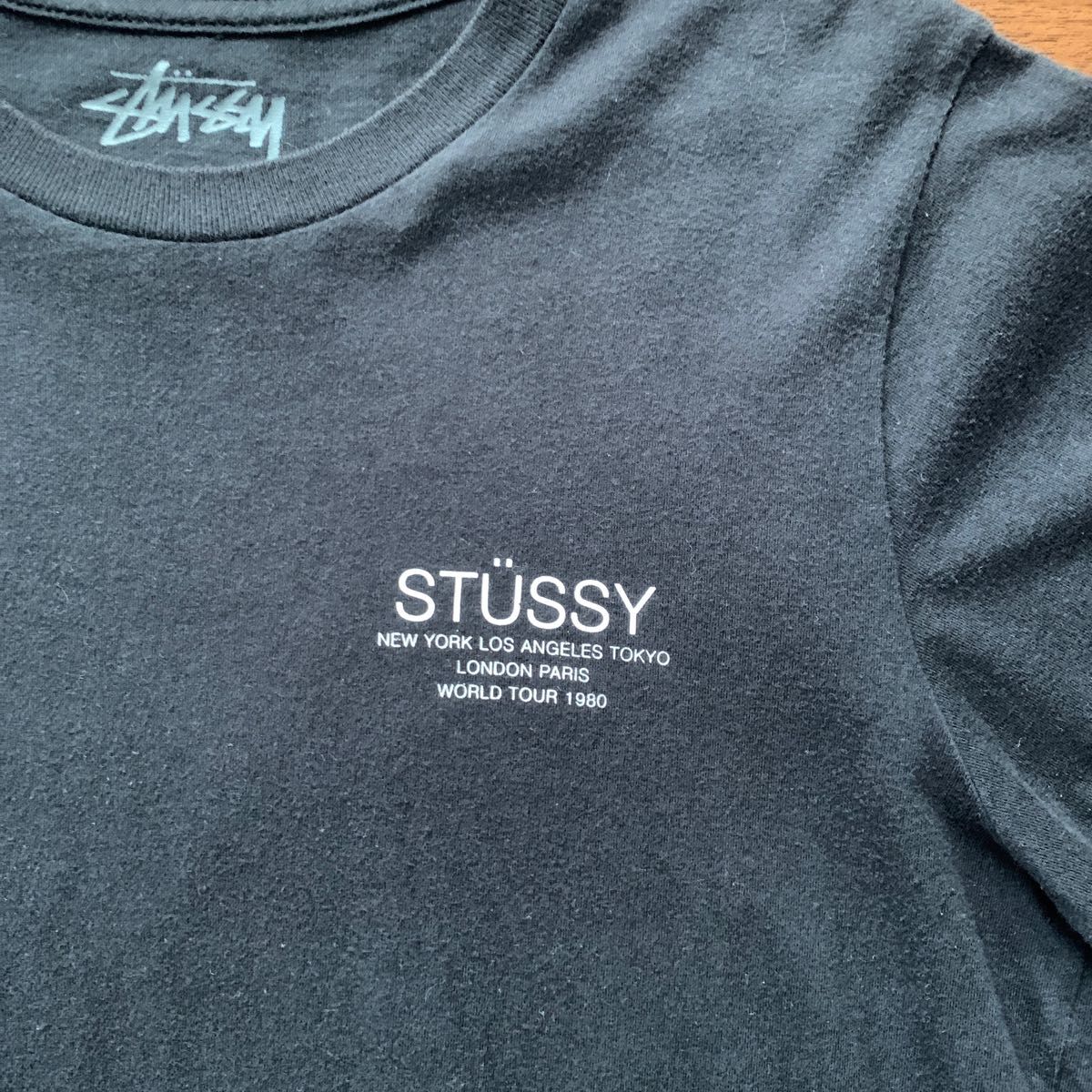 STUSSY ステューシー Tシャツ ブラック 黒 ショーンフォント