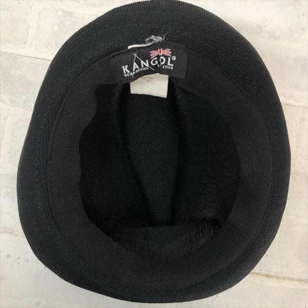 KANGOL Kangol мягкая шляпа шляпа TROPIC PLAYER мягкая шляпа шапочка SIZE:M черный MU632023082812