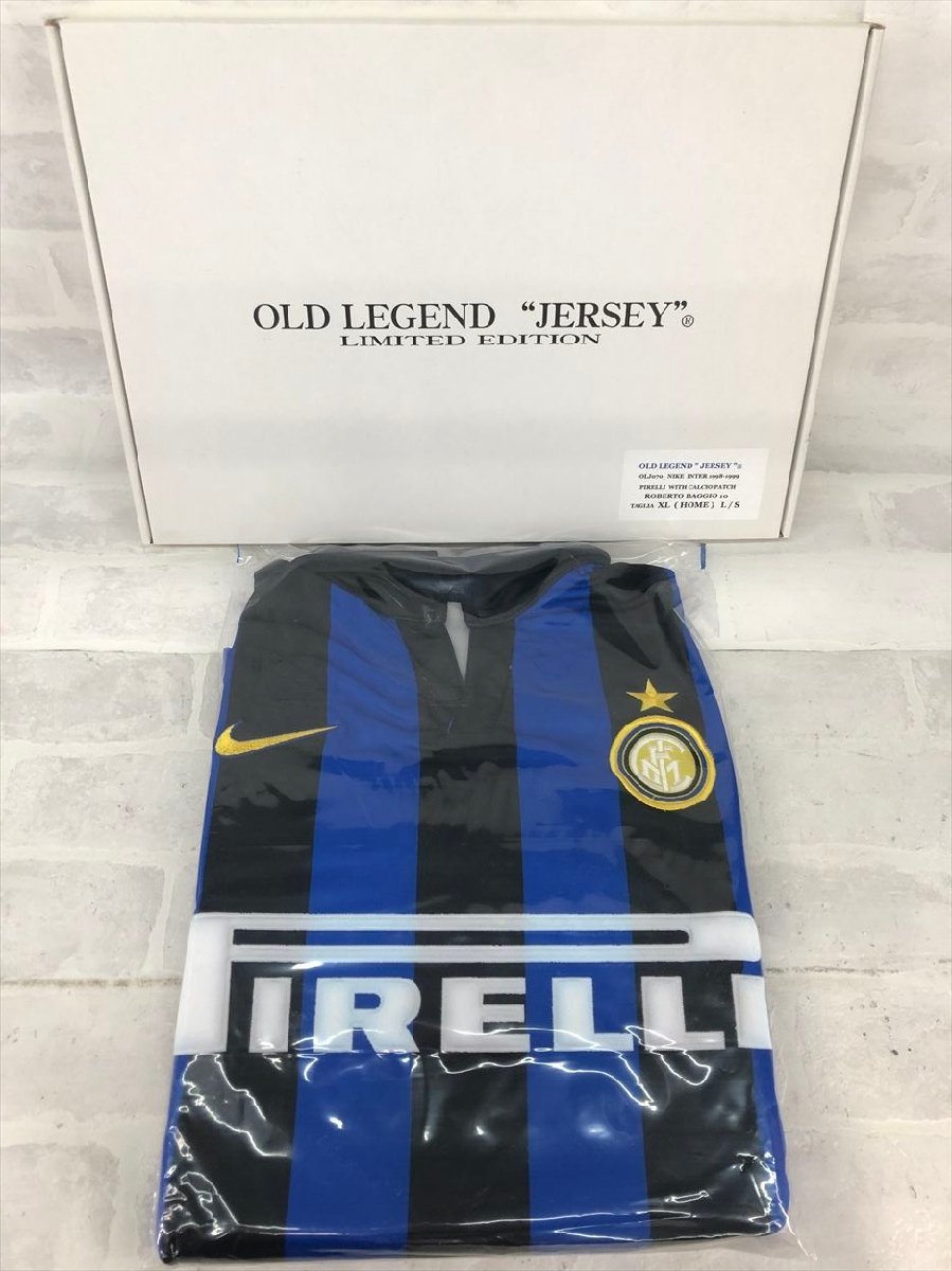 OLD LEGEND JERSEY オールドレジェンドジャージ NIKE インテル 98-99 ホーム ユニフォーム ロベルト バッジョ SIZE:XL MU632023081406_画像1